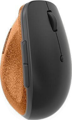 Mouse Lenovo Go Wireless Vertical, ergonomik, pa tela, gri e errët