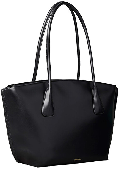 Çantë dore Calvin Klein Ck Medium Dome Tote LV04F3344G, 50x28x17.5cm, lëkurë artificiale, e zezë
