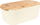Kuti buke Vilde Kinghoff 259303, bambu dhe plastikë, 33x18.5x12 cm, krem