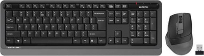 Set tastierë dhe mi A4Tech FG1035, wireless, 2000 dpi, gri