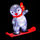 Pinguin dekorativ ndriçues Feeric Lights and Christmas H30cm, 40 LED, i bardhë