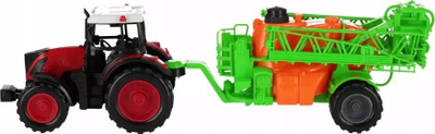 Lodër traktor MEGA CREATIVE 545181, set me spërkatës, mekanizëm pull back, shumëngjyrësh