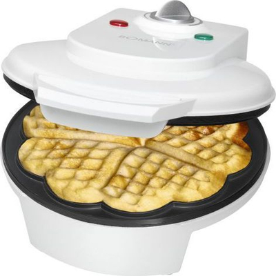Toster për waffle Bomann WA 5018 CB, 1200 W, i bardhë 