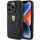 Mbrojtëse telefoni Ferrari Quilted për iPhone 15 Pro, me logo metal, e zezë