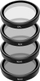 Set filtrash Telesin për DJI Osmo Action 3, CPL ND8 ND16 ND32, xham optik, i zi