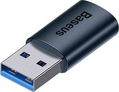 Adapter USB Baseus Ingenuity OTG, USB C në USB, 10 Gbps, blu