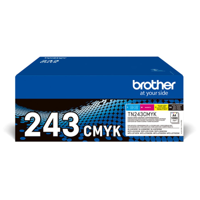 Set toner Brother TN243CMYK, origjinal, kapacitet standard, shumëngjyrësh
