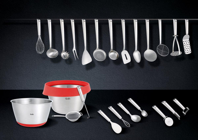 Lugë akulloreje Fissler Q, çelik inox, me dorezë të rehatshme, ngjyrë inoksi