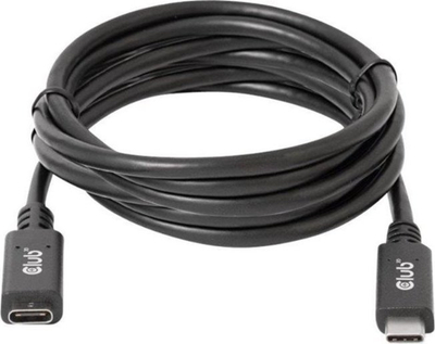 Kabllo USB Club 3D CAC-1529, USB-C në USB-C, 2 m, 60 W, e zezë