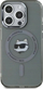 Kapak telefoni Karl Lagerfeld IML Choupette Head Metal Frame MagSafe, për iPhone 15 Pro Max, i zi
