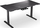 Tavolinë elektrike Endorfy Atlas L, 150 x 78 cm, set me mbajtëse monitori Atlas Single, e zezë