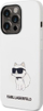 Mbulesë telefoni Karl Lagerfeld Silicone Choupette KLHCP14LSNCHBCH, për iPhone 14 Pro 6.1", silikon, e bardhë