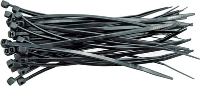 Lidhëse kabllosh Ergom TKUV, 300 x 8mm, 100 copë, e zezë