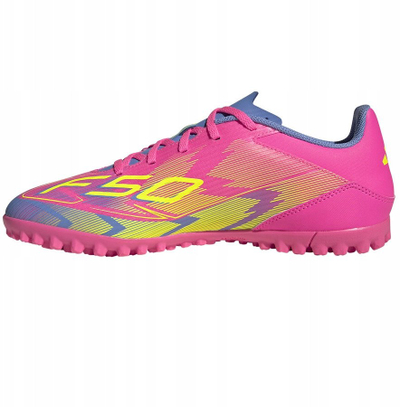 Këpucë futbolli Adidas F50 Club TF JP7208, për çuna, për tapet sintetik, rozë