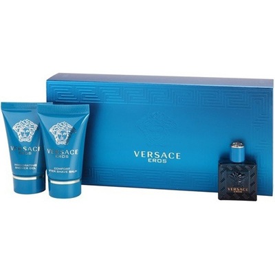Set Versace Eros Eau de Toilette 5 ml + Balsam pas rroje 25 ml + xhel dushi 25 ml