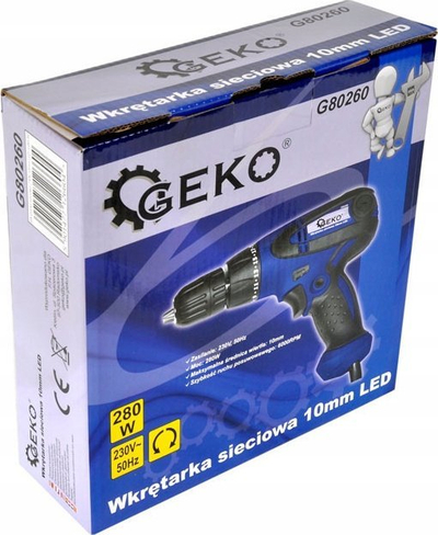 Kaçavidë elektrike GEKO, 280W, ndriçim LED, blu