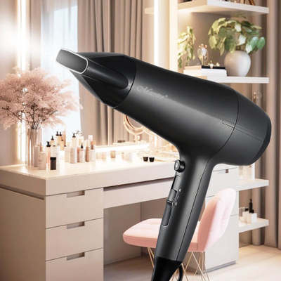 Tharëse flokësh Maestro MR-217, 2200W, e zezë grafit