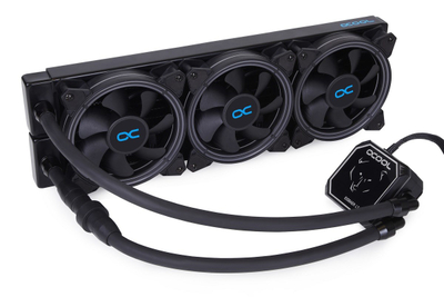 Ftohës me ujë Alphacool Eisbaer Aurora LT360, 360mm, ARGB, i zi