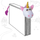 Booktails Bookmark Unicorn