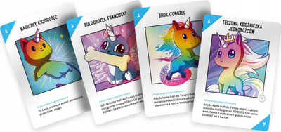 Zgjerim loje tavoline Crazy Unicorns Rebel Crazy Unicorns Rainbow Apocalypse, 54 letra