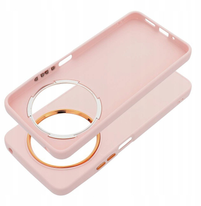 Kapak kornizë për telefon Xiaomi Redmi 14C, i hollë, mbron nga goditjet, rozë e çelët
