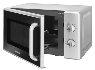 Furrë me mikrovalë Amica AMMF20M1S, 20L, 700W, argjend