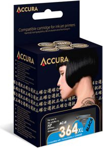Kartuç boje Accura AC H 364XL, 25ml, për HP, i zi