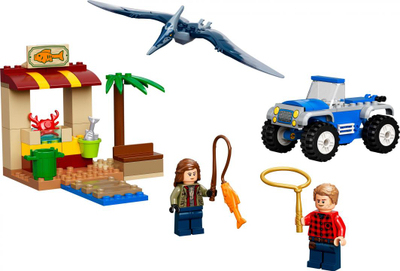 Lodër ndërtesë Lego Jurassic World Pteranodon Tracking 76943, set ndërtimi, me dinosaur