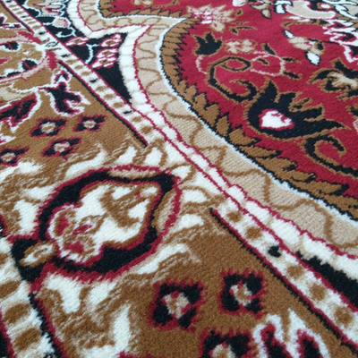 Tapet Classic Medallion 06 Alfa, për dhomë ndenjje, me stil klasik, i kuq