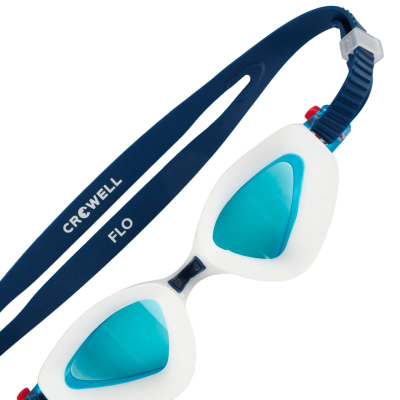 Syze noti Crowell GS20 Flo, lente transparente, të bardha e blu