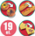 Set lodrash pastiçerie Woopie XXL Delicious, 19 copë, për kalamaj 3+