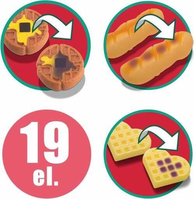 Set lodrash pastiçerie Woopie XXL Delicious, 19 copë, për kalamaj 3+