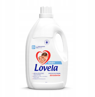Течен детергент за облека во боја Lovela Baby, 1.45L, 16 перења