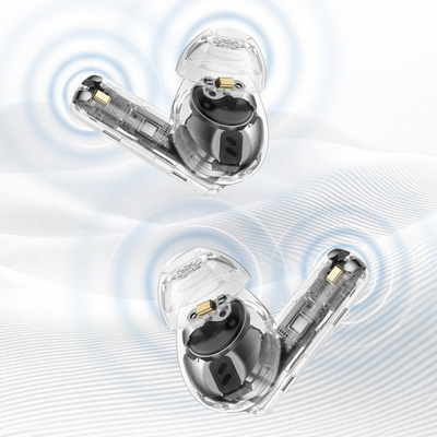 Kufje wireless Dudao U21 TWS, ANC ENC, 20 orë, të zeza