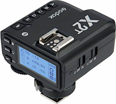 Trigger blici Godox X2T F, 2.4GHz, Bluetooth, për Pentax, i zi