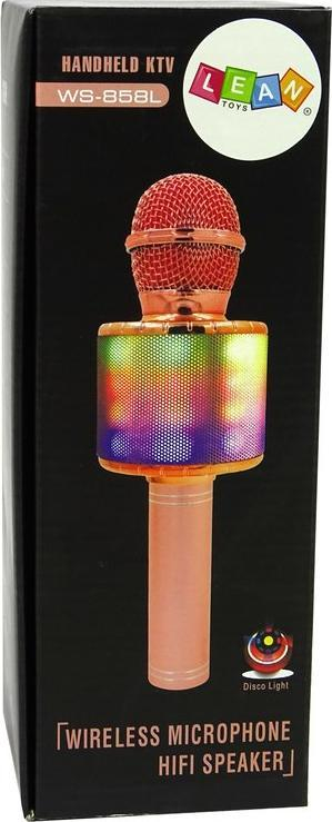 Mikrofon wireless USB WS-858, me altoparlant, i zi