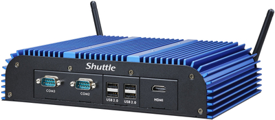 Mini PC Shuttle BPCAL02, Intel Core i7 1255U, barebone pa RAM edhe pa HDD, me ngjyrë të zezë