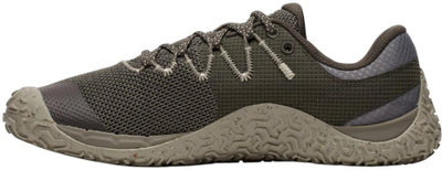 Këpucë malore për meshkuj Merrell Trail Glove 7, shollë Vibram, Barefoot, kafe