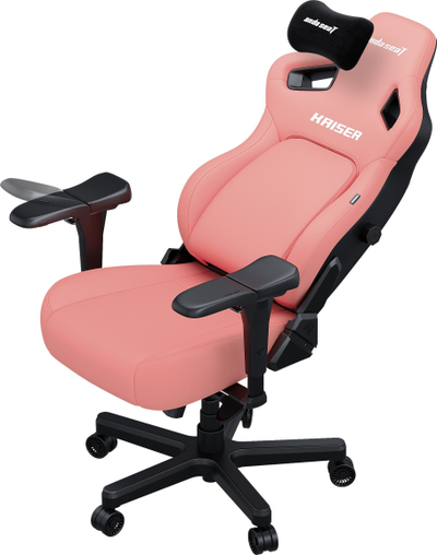 Karrige gaming AndaSeat Kaiser 4 Series XL, lëkurë PVC, mbështetje lumbare, rozë krem
