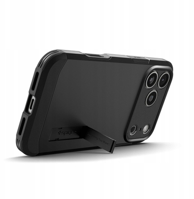 Mbrojtëse telefoni Spigen Tough Armor T MagSafe për iPhone 17 Pro Max, e zezë