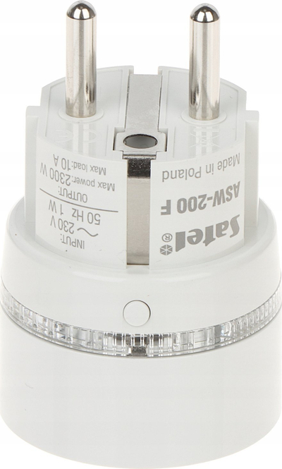 Prizë inteligjente Satel Bewave ASW-200, Schuko, ABAX2, e bardhë