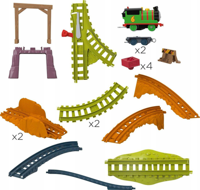 Set lojërash Thomas &amp; Friends Percy’s Cargo Run, motorik, 1.8 m pistë, 20 pjesë