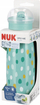 Шише за деца NUK Mini-Me Flip, 2 во 1, 450 ml, тиркизна боја