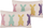 Set jastëkësh për zbukurim Beliani CLUSIA, 30x50cm, pambuk, bezhë krem