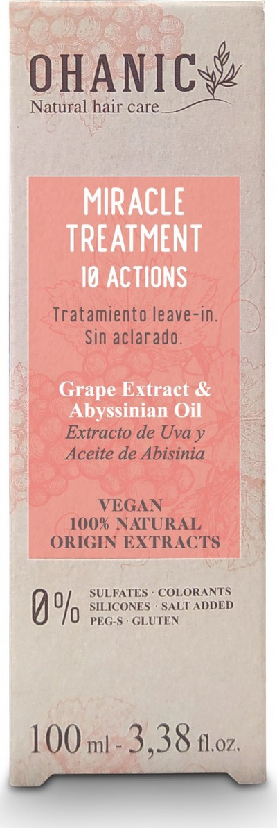 Trajtim flokësh leave in Ohanic Repair, 100 ml, pa sulfate