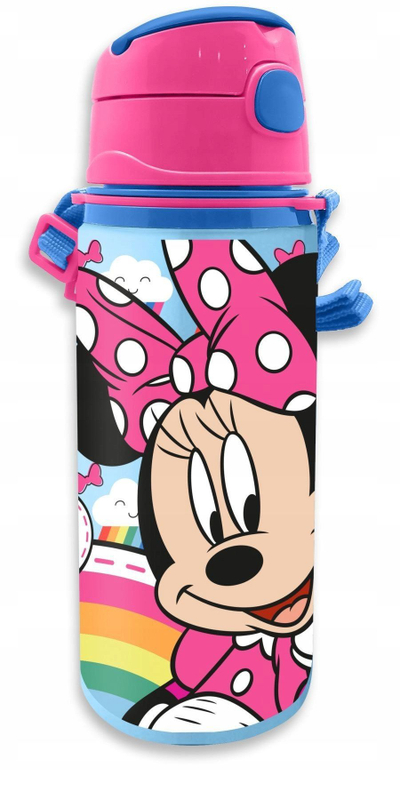 Shishe për fëmijë Kids Licensing Disney Minnie, plastike, me kapak, shumëngjyrëshe