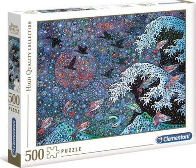 Set puzzle Clementoni, 500 elemente
