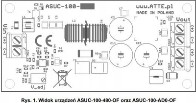 Konvertues voltazhi DC/DC Atte ASUC-100-AD0-OF, për përdorim profesionist