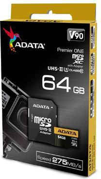 Kartë memorie ADATA Premier One MicroSDXC, 64GB 