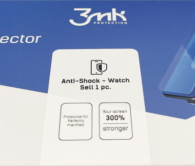 Foli mbrojtëse për smartwatch 3MK All Safe 1.0, Anti Shock, transparente